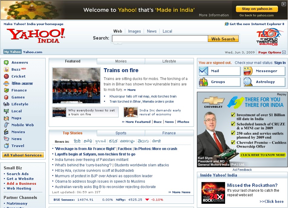 Yahoo Banner Ad Semkraft